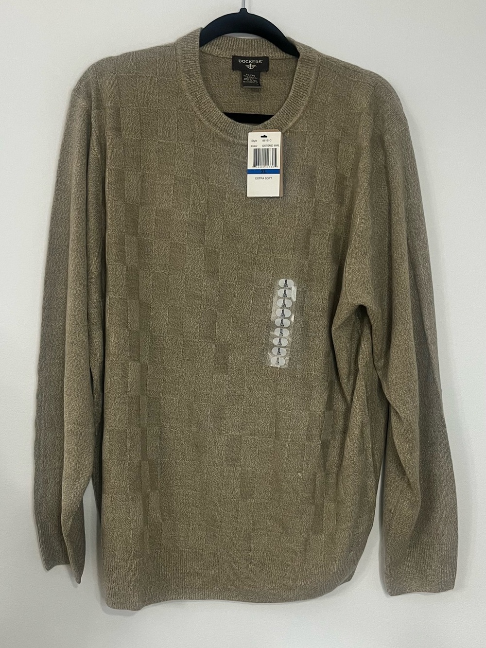 Dockers - Mens Longsleeve Pullover Soft Sweater - Size XL - NWT
